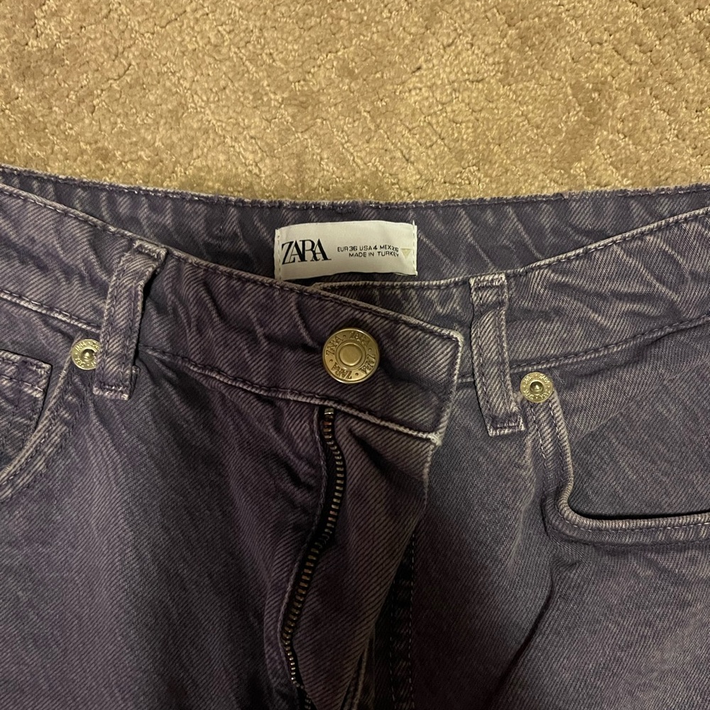 Purple zara jeans!